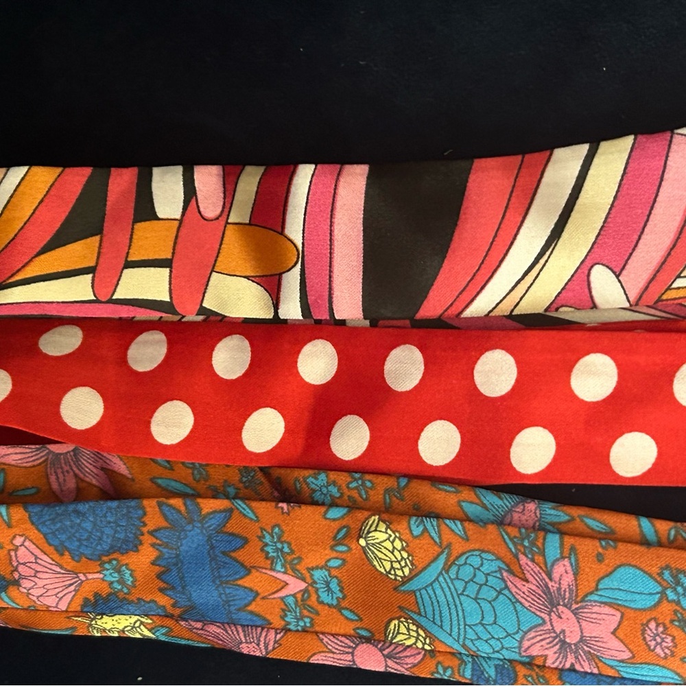 Purse Scarf Set-Colorful Patterns - Picture 2 of 3